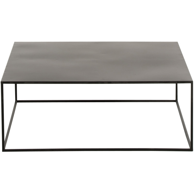 Table basse Carrée Loft en Métal Noir - 2