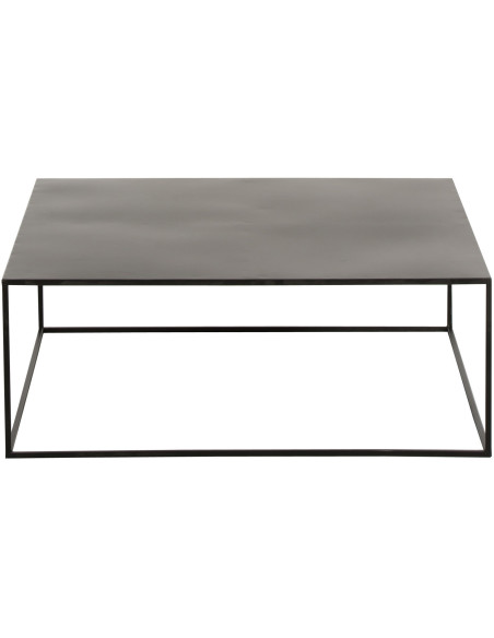 Table basse Carrée Loft en Métal Noir - 2