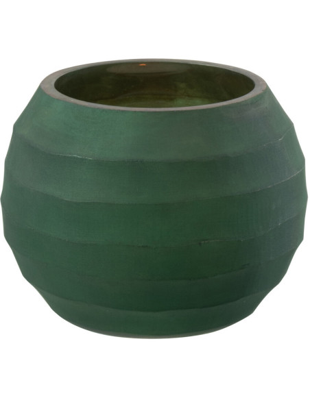 Photophore original Boule Diamètre 12 cm en Verre Vert Elyssa - 1