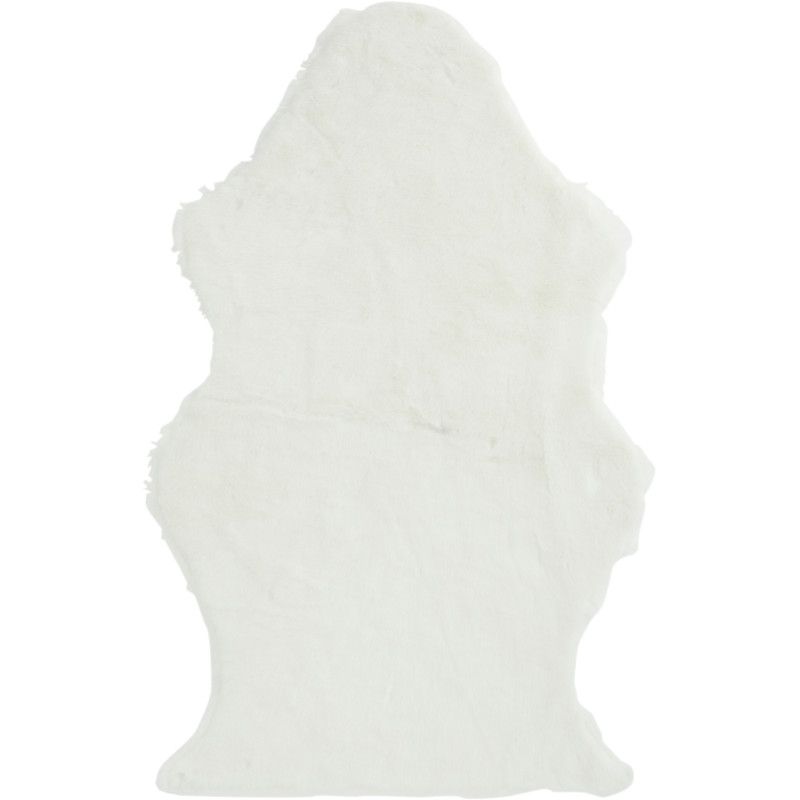 Tapis Original Voska 60x95 en Fourrure artificielle Blanc - 1