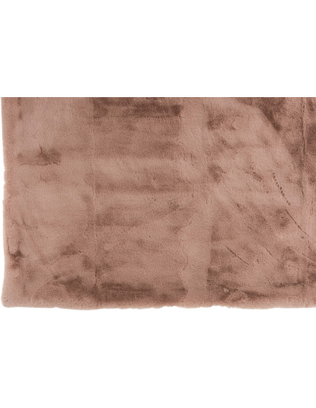 Plaid 130x180 Cutie en Polyester Rose poudré - 3