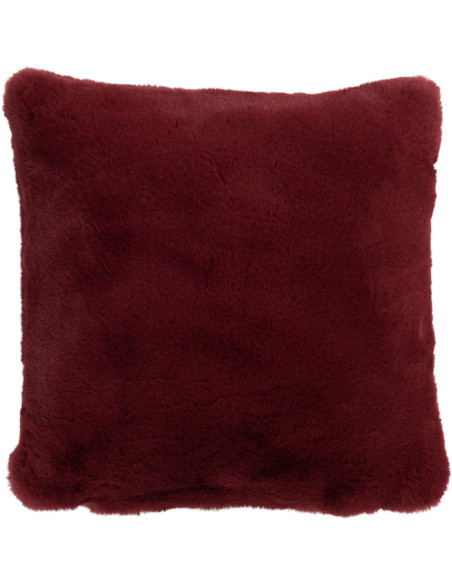 Coussin Carré Cutie 45x45 en Polyester Rouge cerise - 1