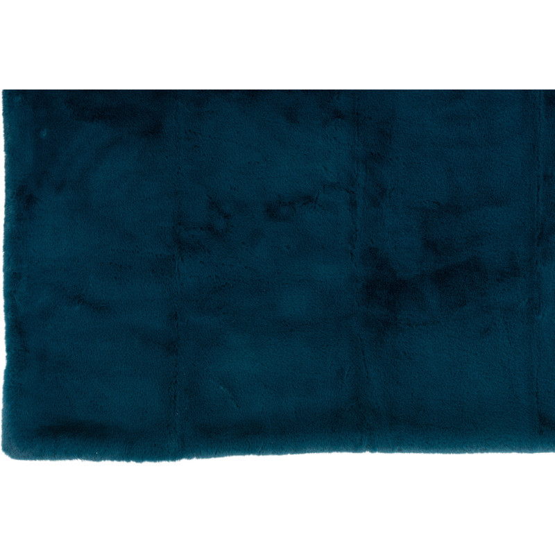 Plaid 130x180 Cutie en Polyester Bleu pétrole - 3