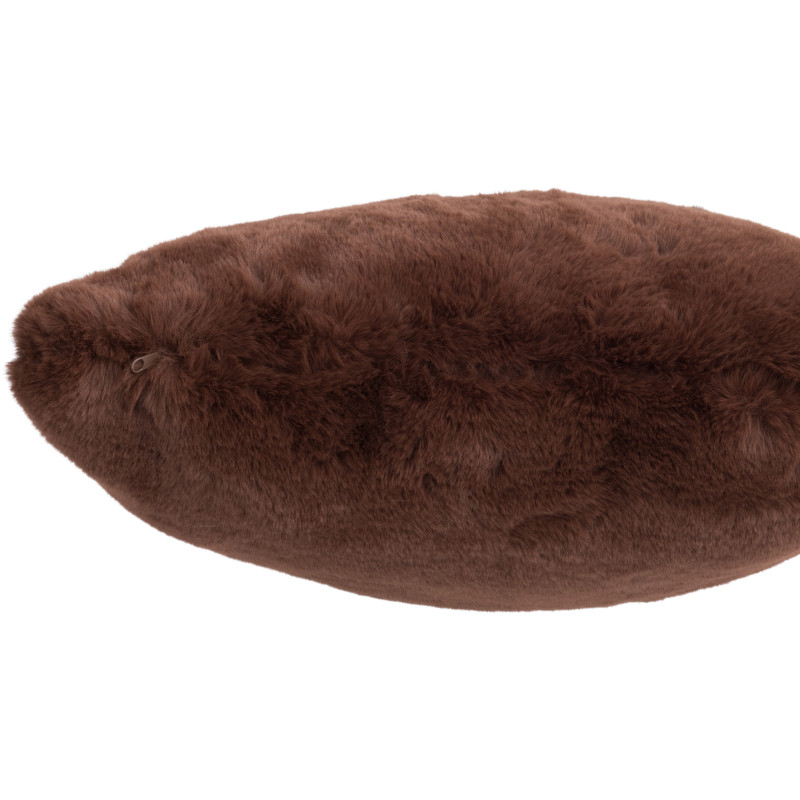 Coussin Carré Cutie 45x45 en Polyester Marron - 2