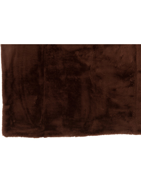 Plaid 130x180 Cutie en Polyester Marron - 3