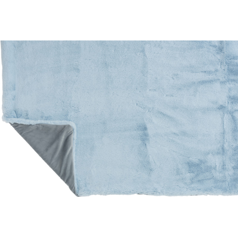 Plaid 130x180 Cutie en Polyester Bleu clair - 4