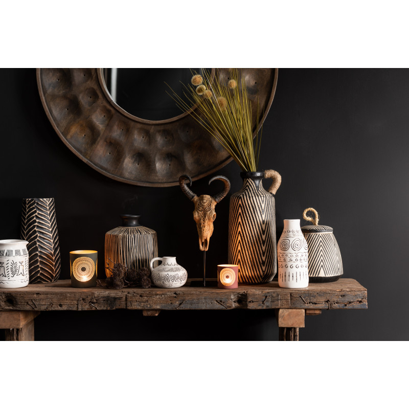 Console Rectangulaire Arwen en Bois recyclé Marron - 2