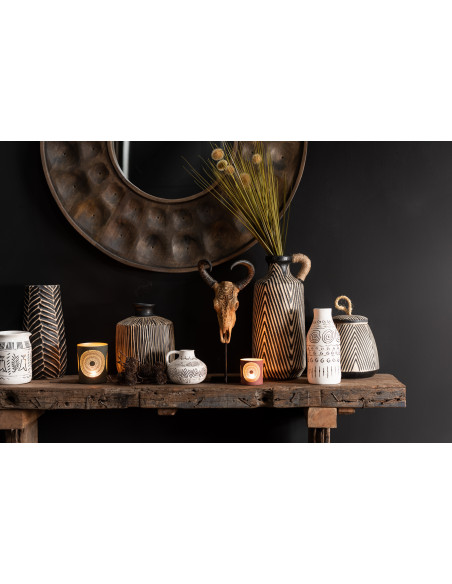 Console Rectangulaire Arwen en Bois recyclé Marron - 2