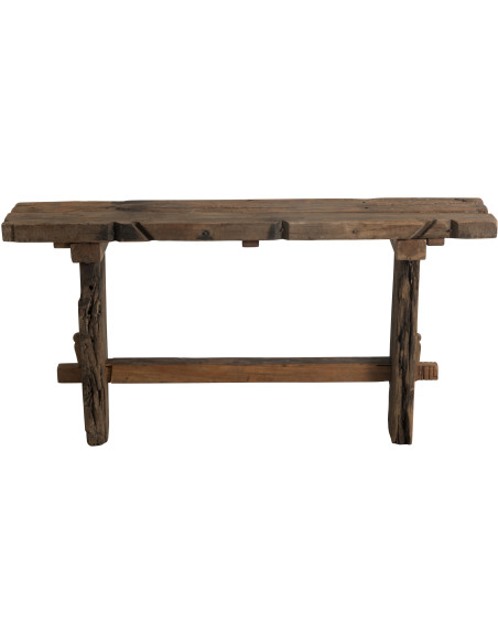 Console Rectangulaire Arwen en Bois recyclé Marron - 3