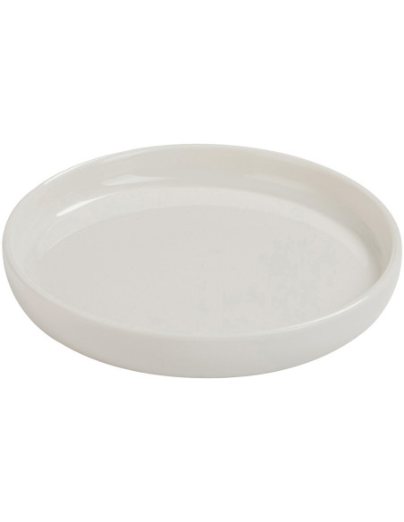 Assiette Ronde à dessert Organi en Porcelaine Blanc - 1