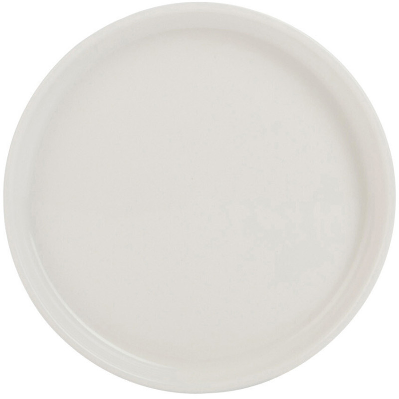 Assiette Ronde à dessert Organi en Porcelaine Blanc - 3