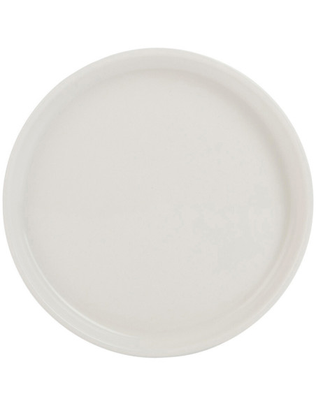 Assiette Ronde à dessert Organi en Porcelaine Blanc - 3