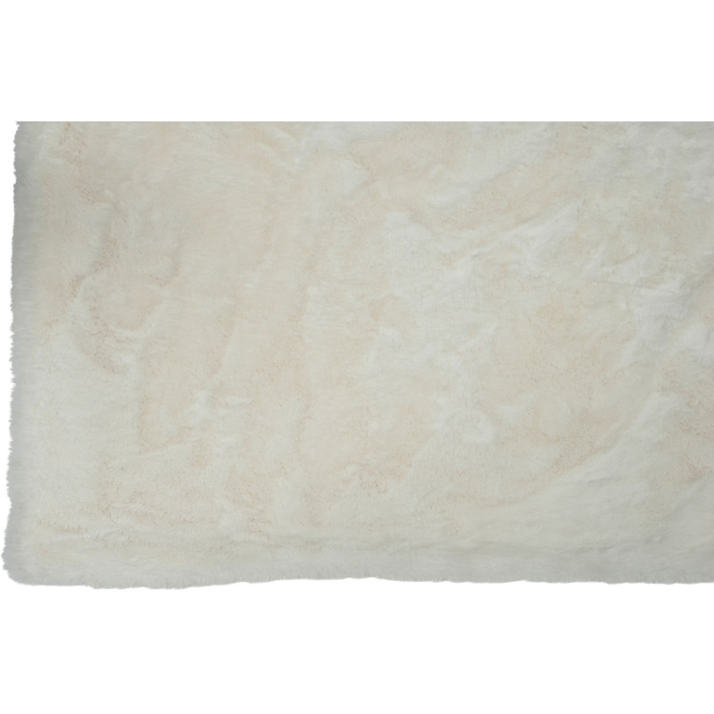 Plaid 130x180 Cutie en Polyester Blanc - 4