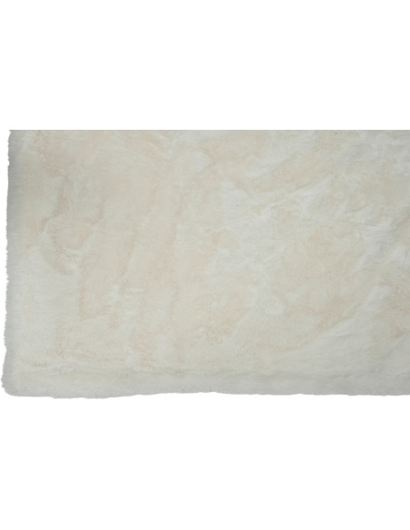 Plaid 130x180 Cutie en Polyester Blanc - 4