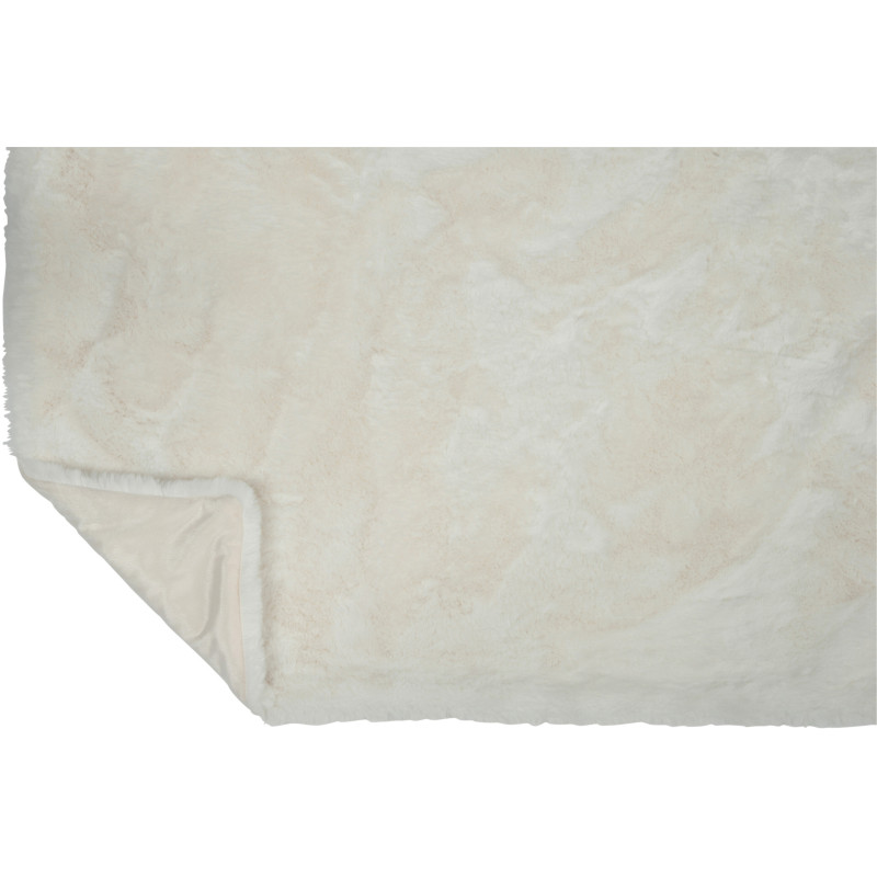 Plaid 130x180 Cutie en Polyester Blanc - 5