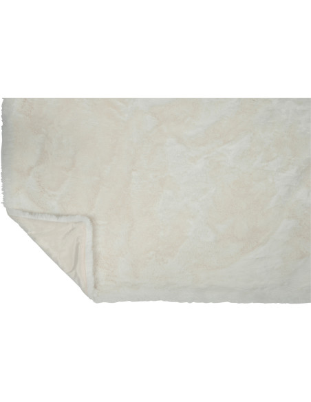 Plaid 130x180 Cutie en Polyester Blanc - 5