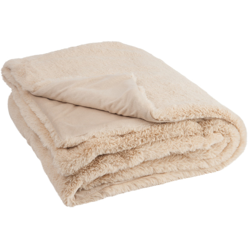 Plaid 130x180 Cutie en Polyester Beige - 2