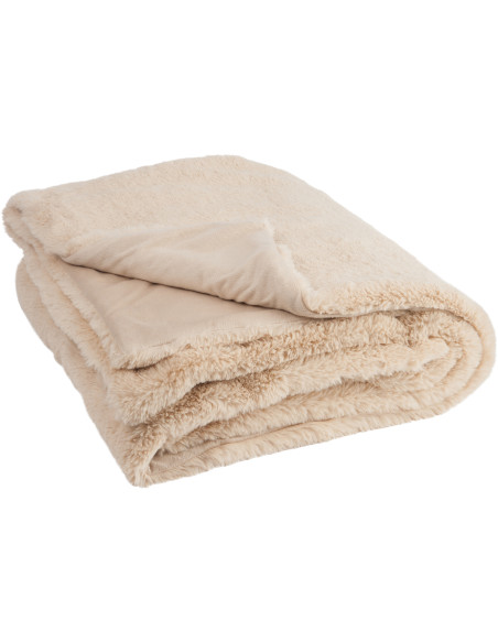 Plaid 130x180 Cutie en Polyester Beige - 2