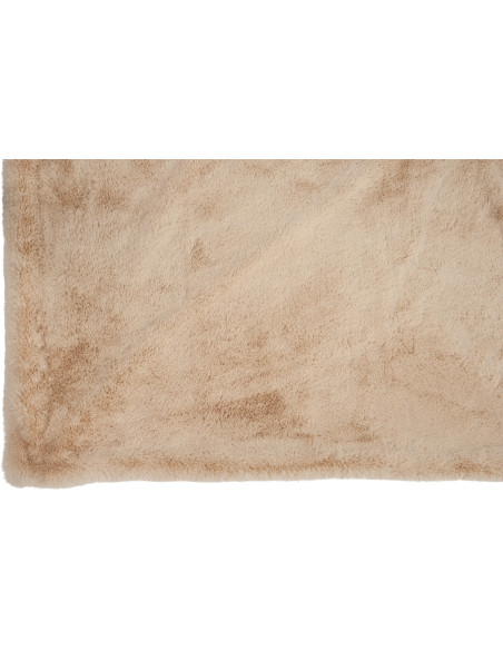 Plaid 130x180 Cutie en Polyester Beige - 3