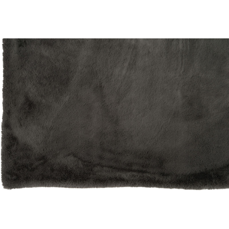 Plaid 130x180 Cutie en Polyester Gris foncé - 3