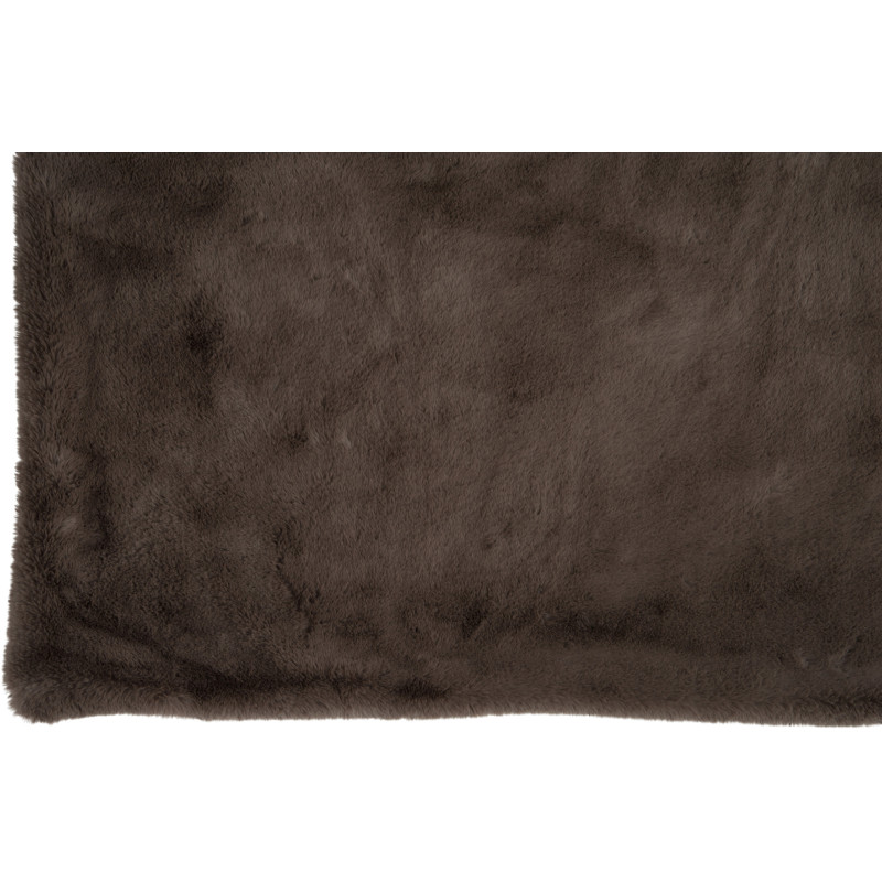 Plaid 130x180 Cutie en Polyester Taupe - 3