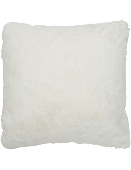 Coussin Carré Cutie 45x45 en Polyester Blanc - 1
