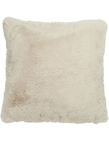 Coussin Carré Cutie 45x45 en Polyester Crème - 1