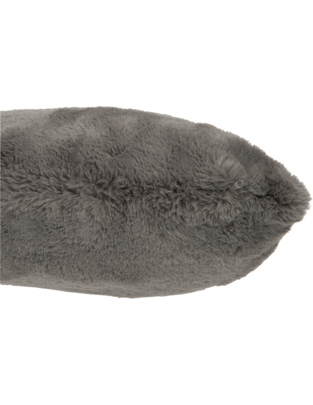 Coussin Carré Cutie 45x45 en Polyester Gris foncé - 3
