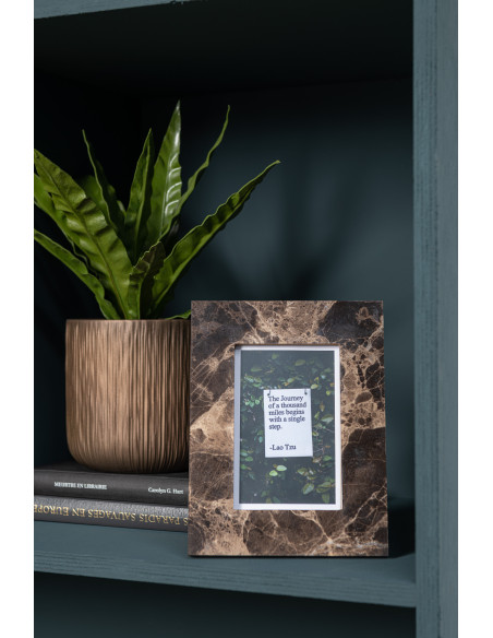 Cache-pot en Céramique Cuivré Gen Diamètre 15 cm (Lot de 2) - 2