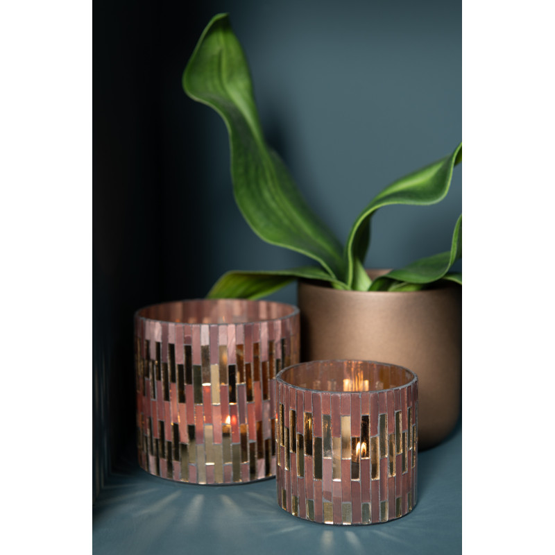 Cache-pot en Céramique Cuivré Gen Diamètre 15 cm (Lot de 2) - 3