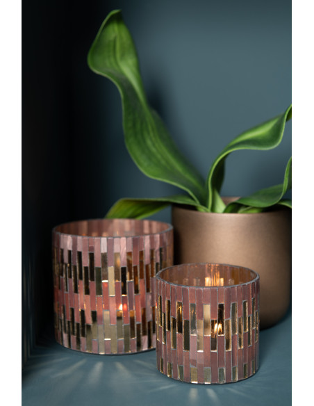 Cache-pot en Céramique Cuivré Gen Diamètre 15 cm (Lot de 2) - 3