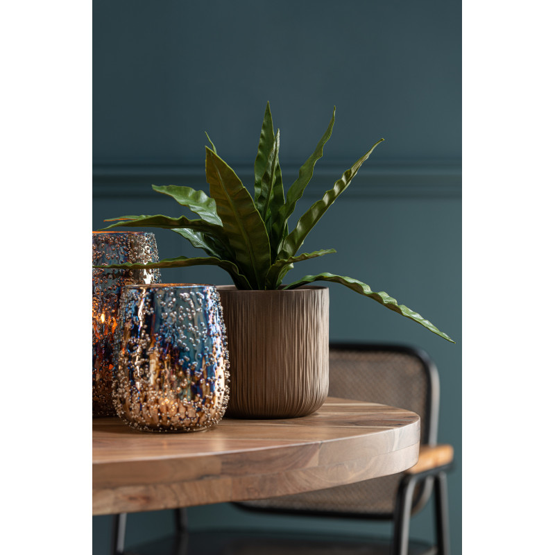 Cache-pot en Céramique Cuivré Gen Diamètre 15 cm (Lot de 2) - 4