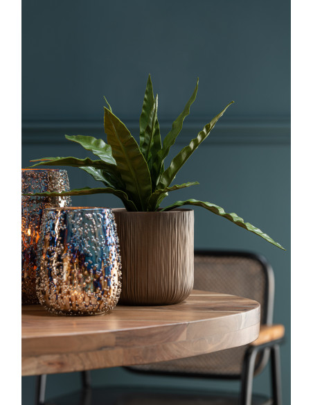 Cache-pot en Céramique Cuivré Gen Diamètre 15 cm (Lot de 2) - 4