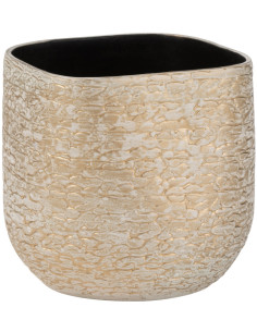 Cache-pot en Céramique Champagne Audrey Diamètre 20 cm - 1