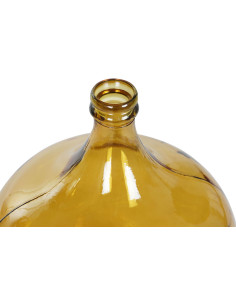 Vase vintage Dame Jeanne XL Hauteur 56 cm en Verre recyclé Orange Verbén - 1 2