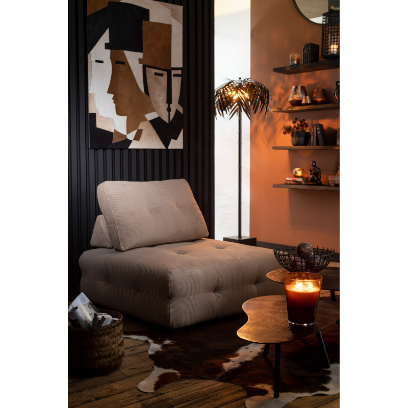 Table basse Ovale Drop en Aluminium Noir - 2