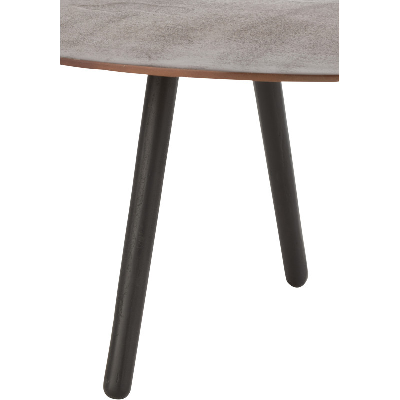 Table basse Ovale Drop en Aluminium Marron - 2