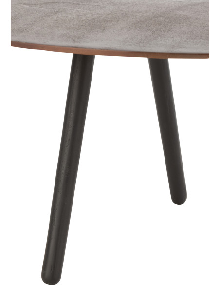 Table basse Ovale Drop en Aluminium Marron - 2