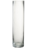 Vase Cylindrique Joma Hauteur 40 cm en Verre Transparent