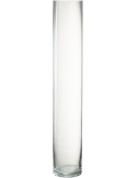 Vase Cylindrique XL Joma Hauteur 60 cm en Verre Transparent
