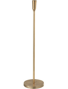 Bougeoir sur pied Candor Hauteur 60 cm en Métal Doré - 1