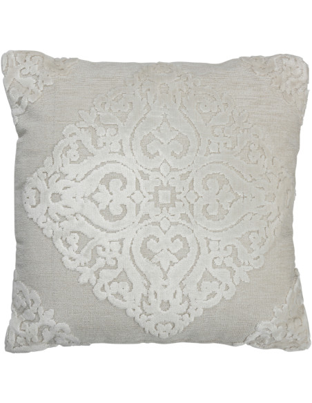 Coussin Carré Vendé 45x45 en Polyester Blanc - 1