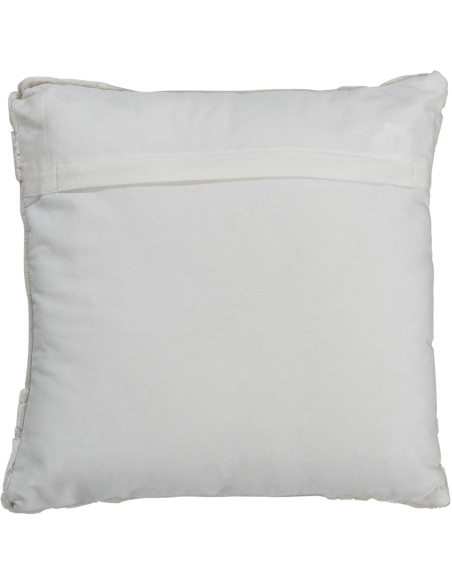 Coussin Carré Vendé 45x45 en Polyester Blanc - 3
