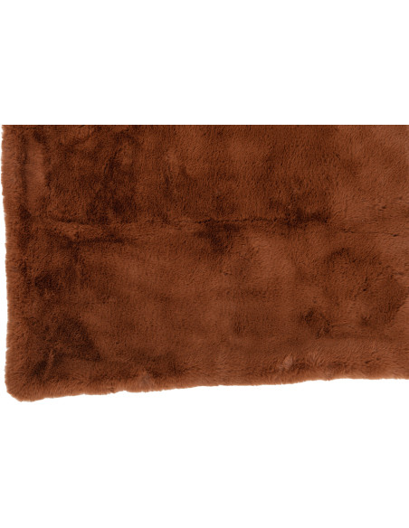 Plaid 130x180 Cutie en Polyester Sienna Marron - 3