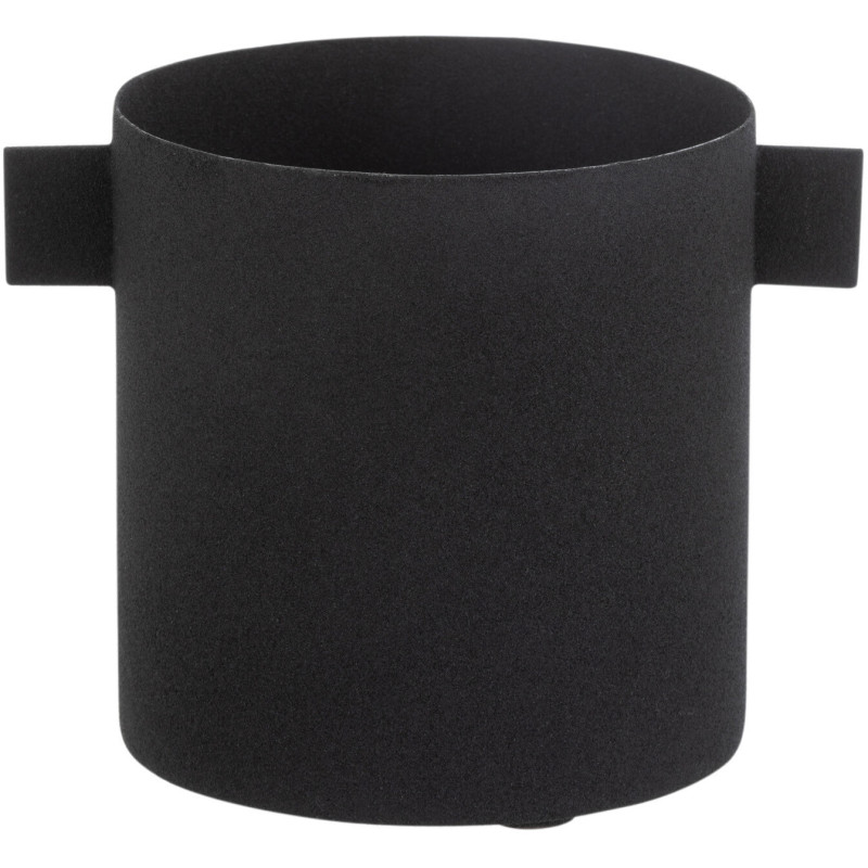 Cache-pot en Métal Noir Zénith Diamètre 11 cm - 1