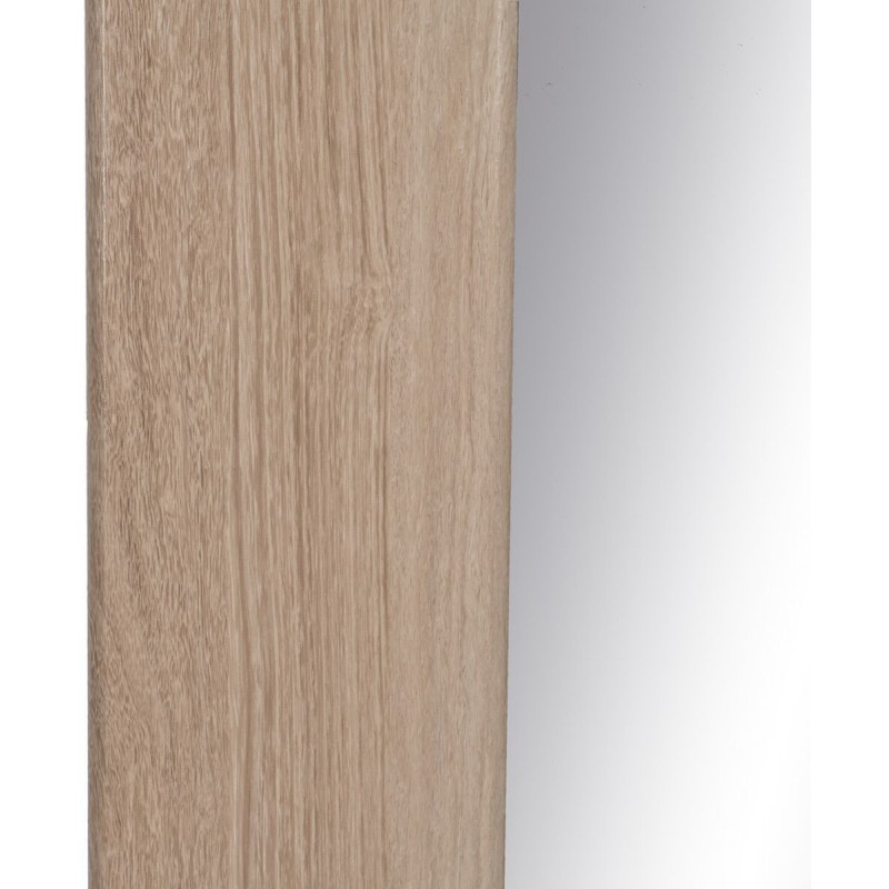 Miroir moderne Mural Ovale XL 50x80 en Bois Naturel Tyren - 4