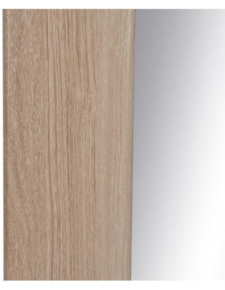 Miroir moderne Mural Ovale XL 50x80 en Bois Naturel Tyren - 4