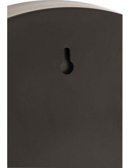 Miroir Mural Rond Rufus en Métal Noir - 2