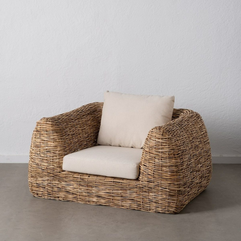 Fauteuil Enfant En Rotin Naturel Tressé Main – VIVIA – Dimensions 45x50x45 Cm – Pour Jardin Ou Chambre