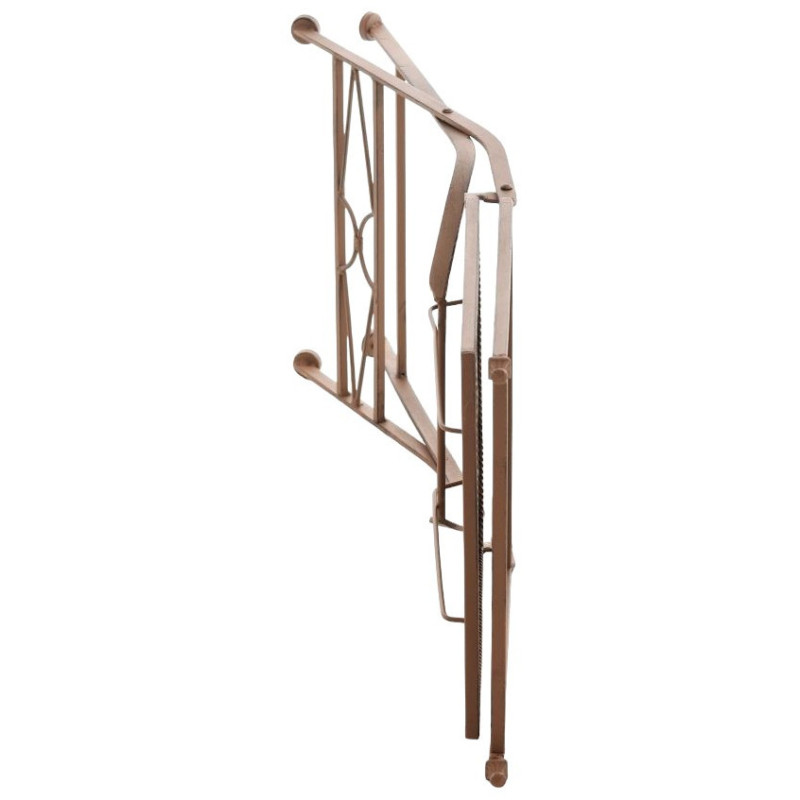 Chaise de jardin pliante en Fer forgé Marron vieilli Aleesha - 6